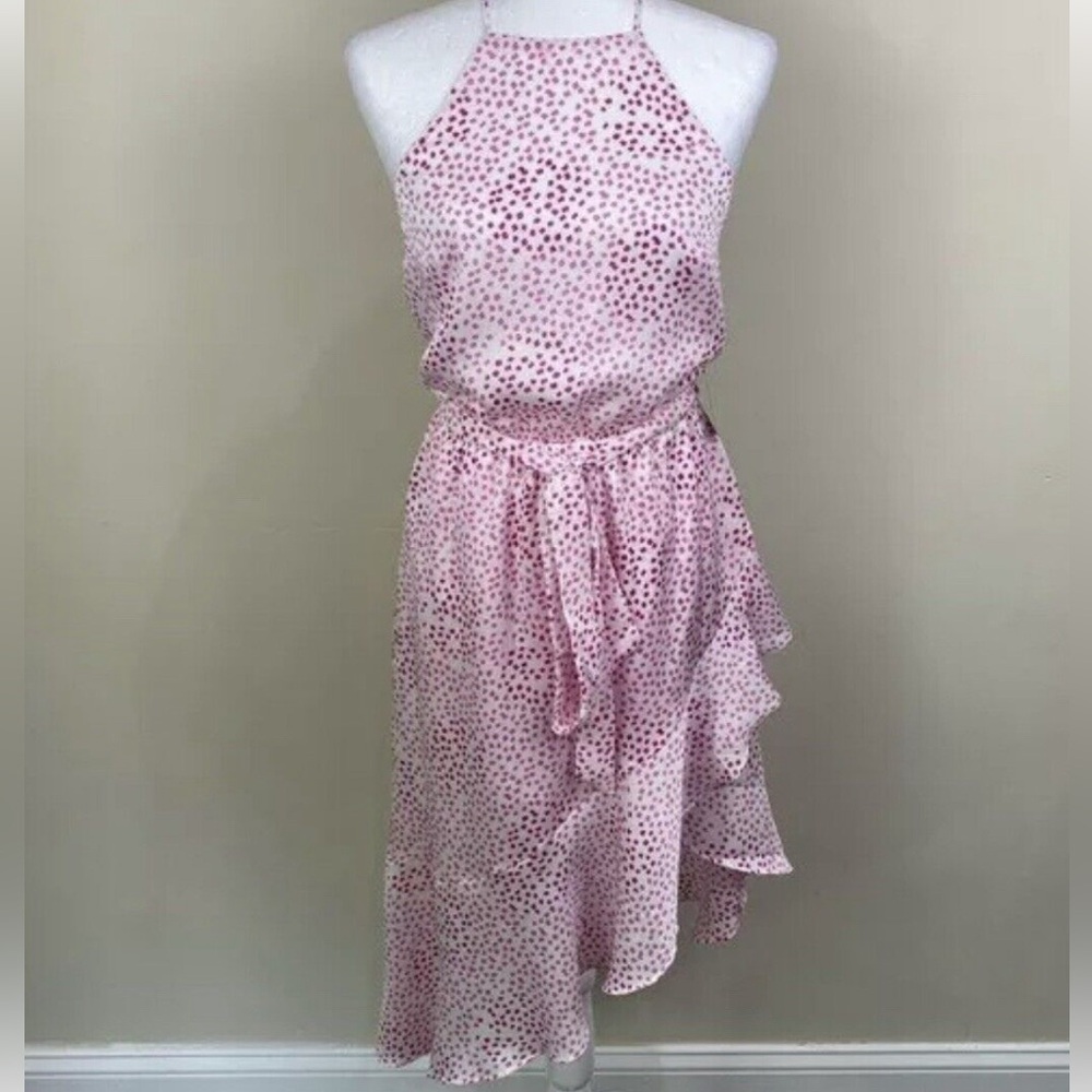 Express high low sun dress